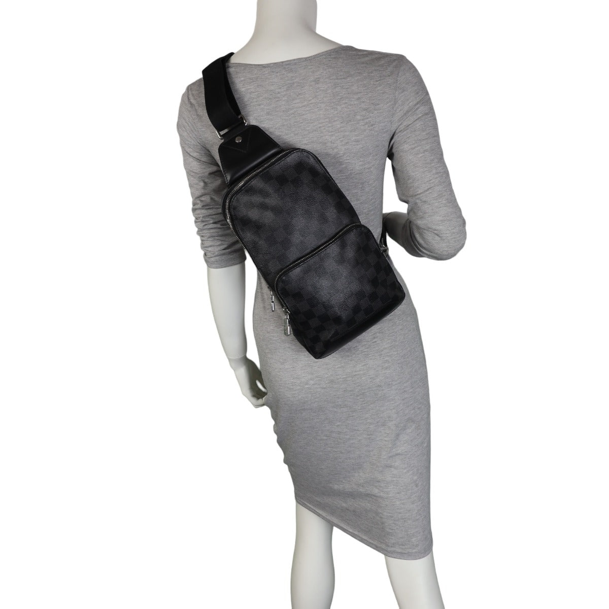 Louis Vuitton Avenue Sling Bag Damier Graphite