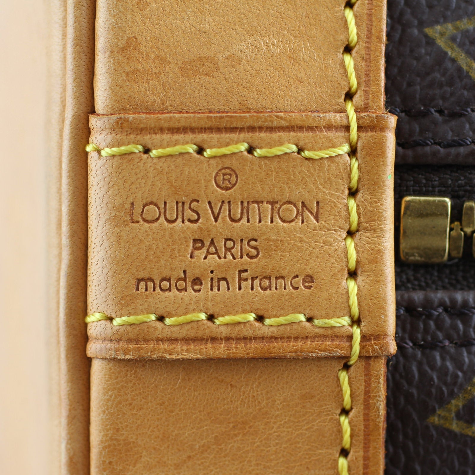 Louis Vuitton Alma PM Monogram Stamp