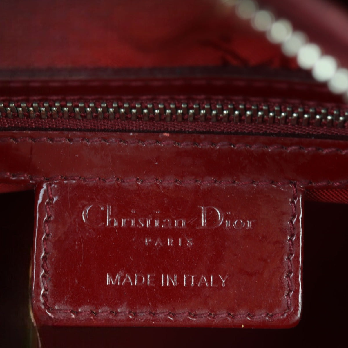 Dior Lady Dior Medium Patent