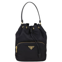 Prada Duet Tessuto Bucket Bag