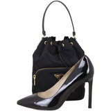 Prada Duet Tessuto Bucket Bag