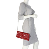 Dior Lady Dior Patent Cannage Pouch