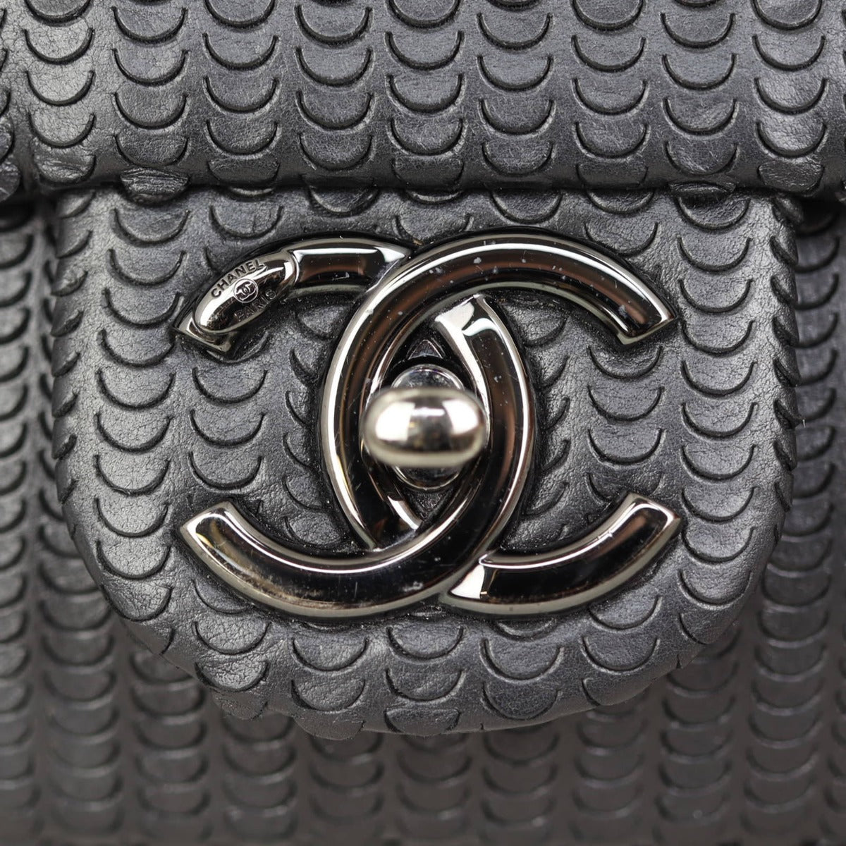 Chanel CC Laser Cut Flap Bag Hardware
