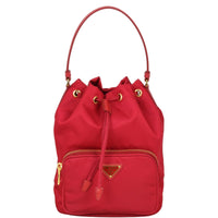 Prada Duet Tessuto Bucket Bag