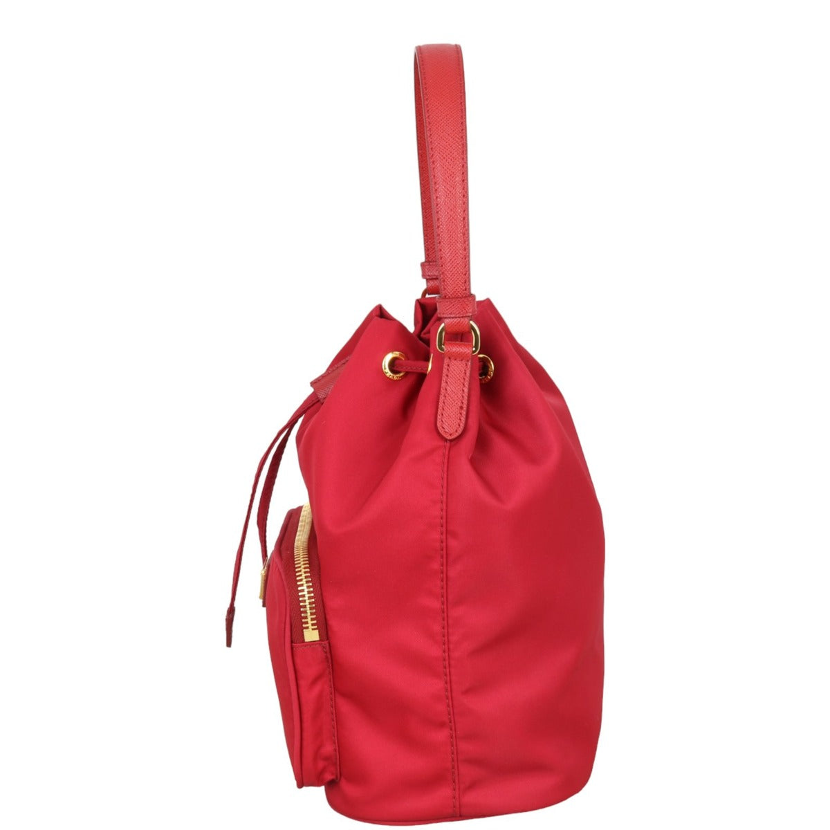 Prada Duet Tessuto Bucket Bag