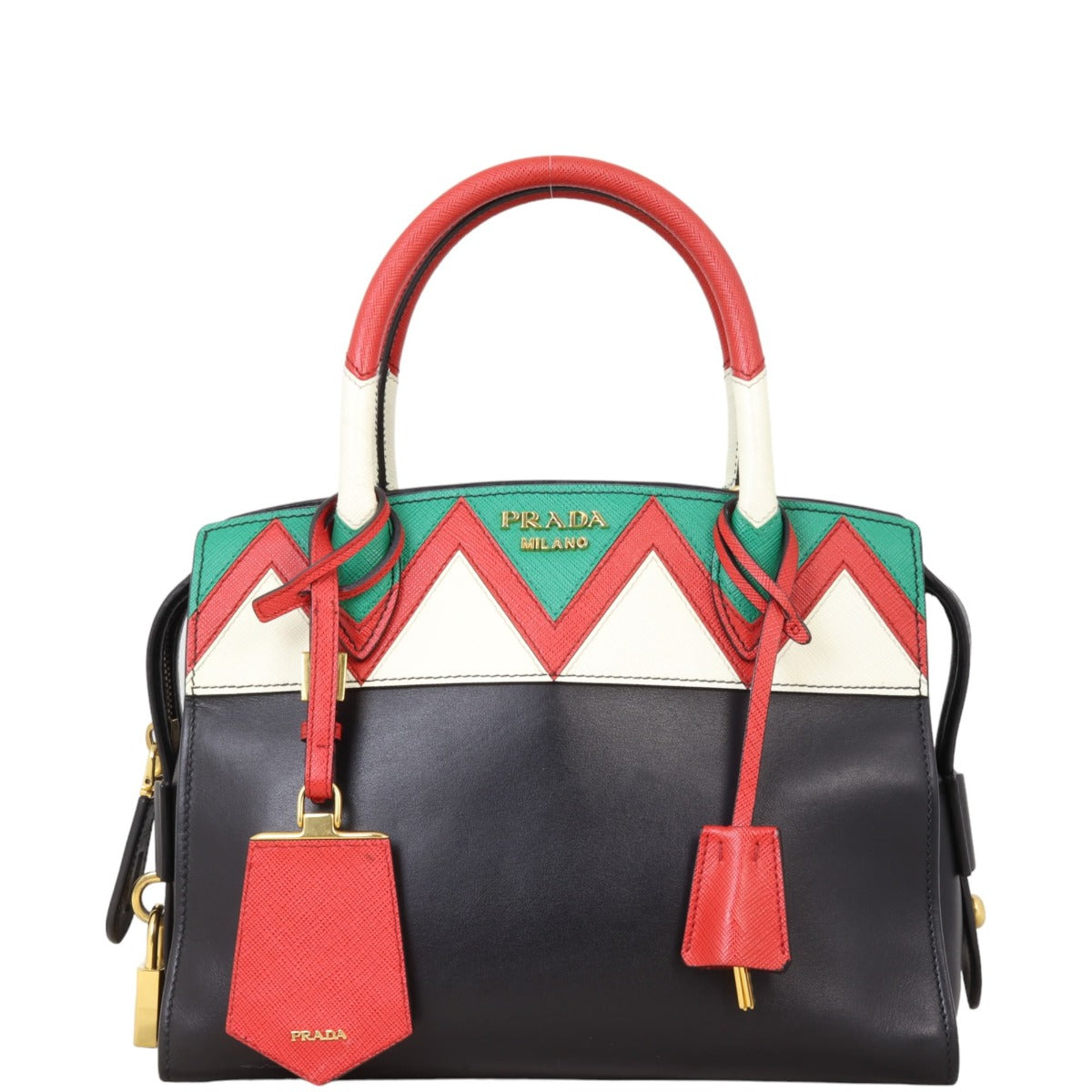 Prada Saffiano City Calf Esplanade Small