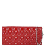 Dior Lady Dior Patent Cannage Pouch