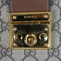 Gucci GG Supreme Small Padlock Tote Hardware