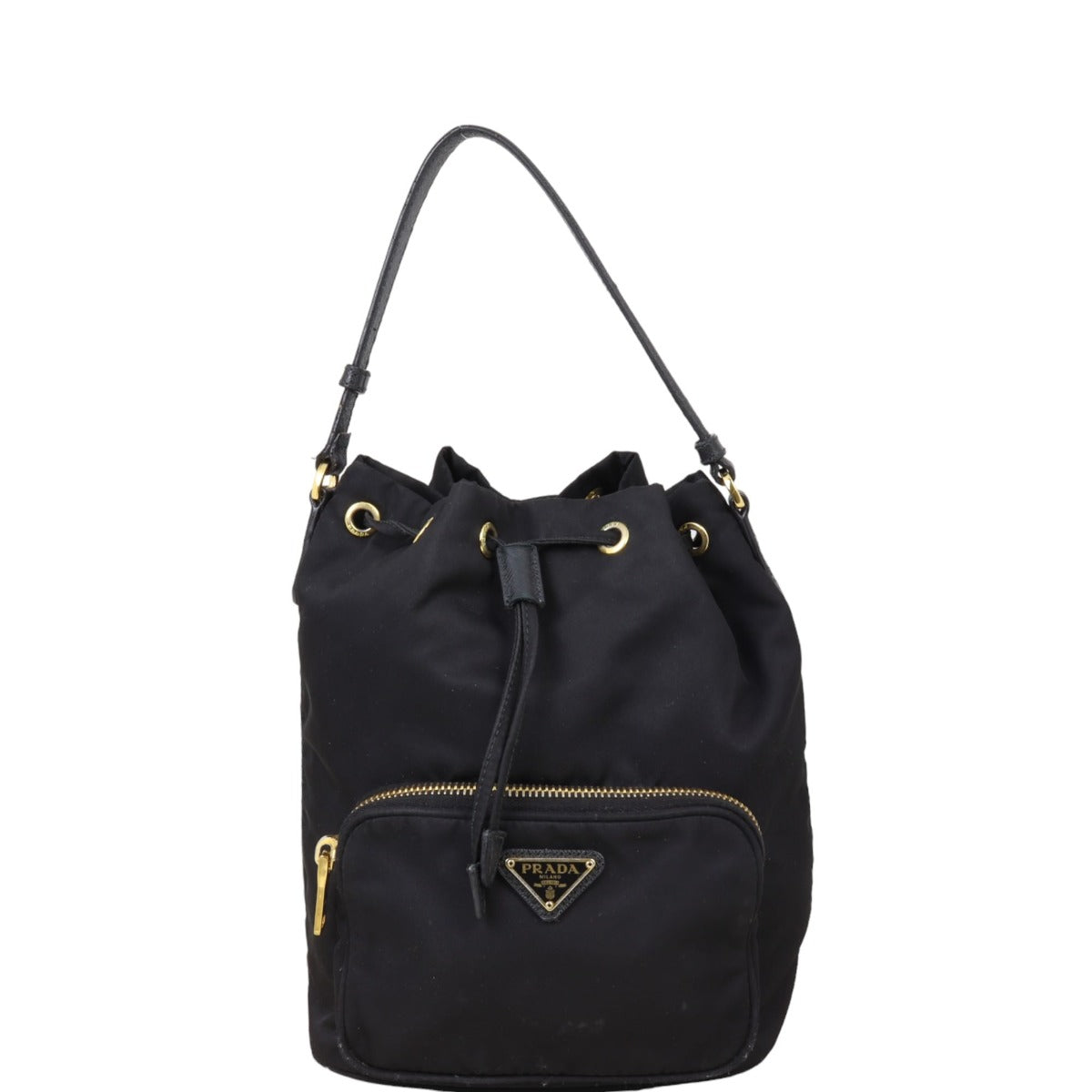 Prada Duet Tessuto Bucket Bag