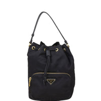 Prada Duet Tessuto Bucket Bag