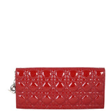 Dior Lady Dior Patent Cannage Pouch