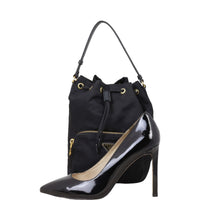 Prada Duet Tessuto Bucket Bag