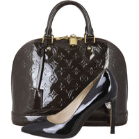 Louis Vuitton Alma PM Monogram Vernis | Dark Brown