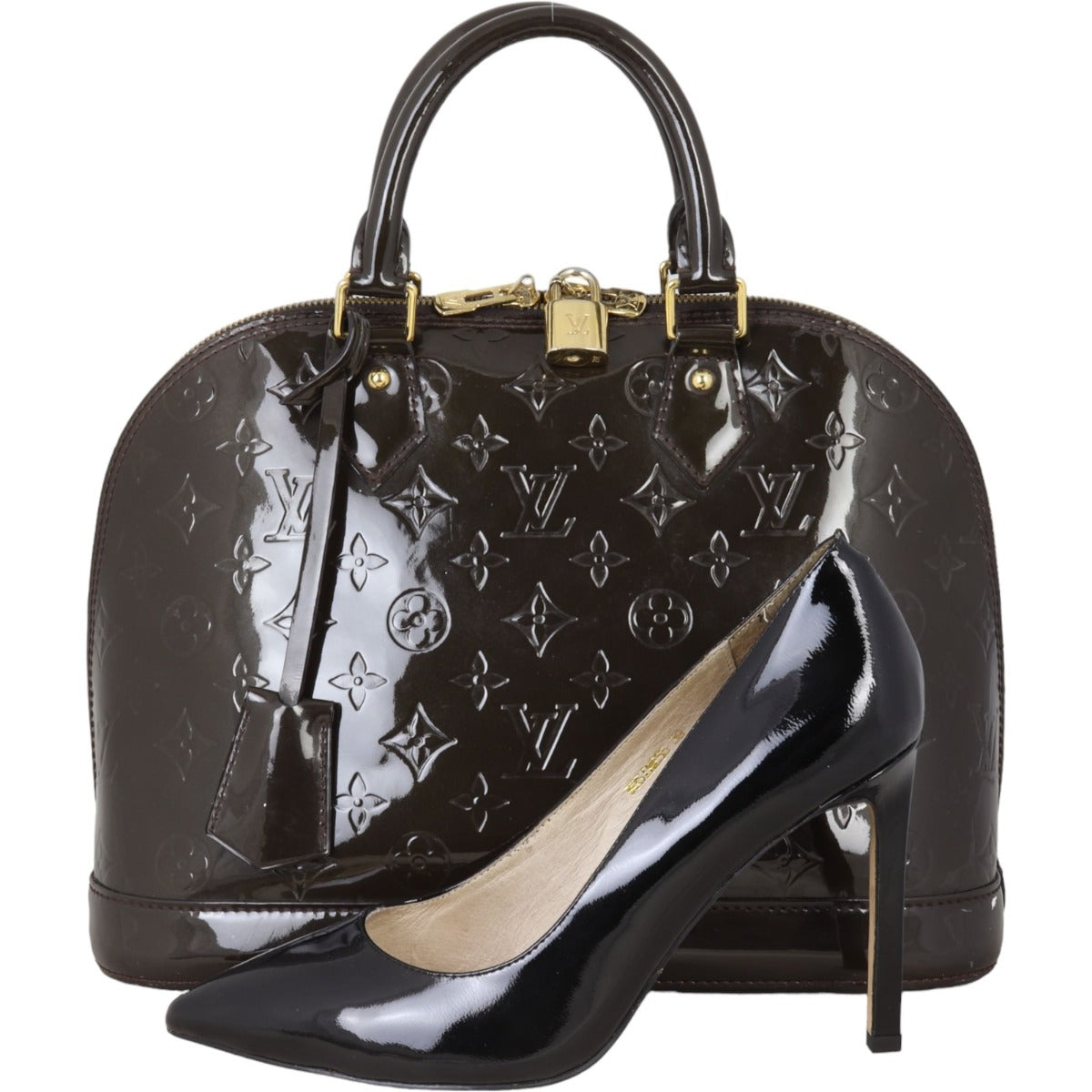 Louis Vuitton Alma PM Monogram Vernis | Dark Brown