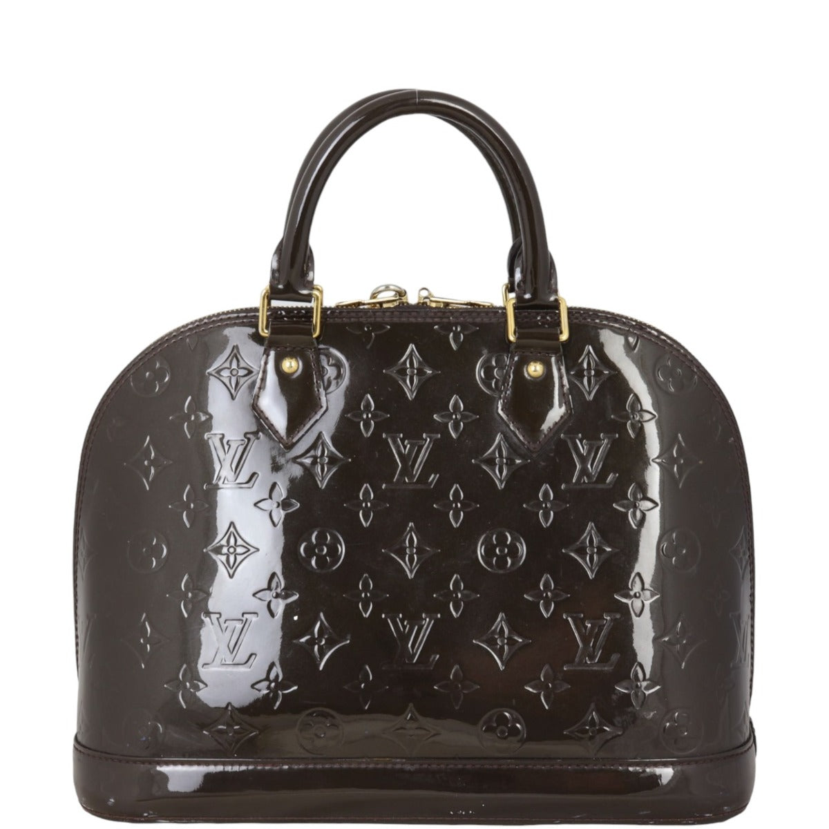 Louis Vuitton Alma PM Monogram Vernis | Dark Brown
