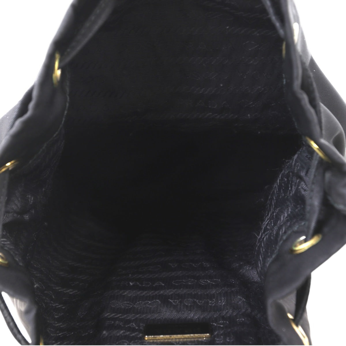 Prada Duet Tessuto Bucket Bag