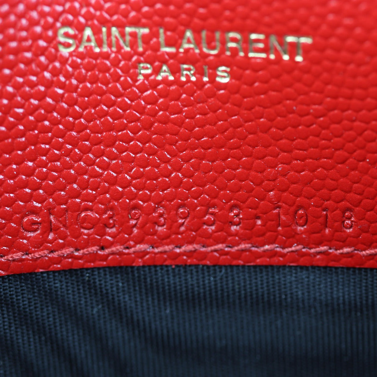Saint Laurent Envelope Chain Wallet Date Code