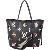 Louis Vuitton Neverfull MM Wild at Heart Giant Monogram