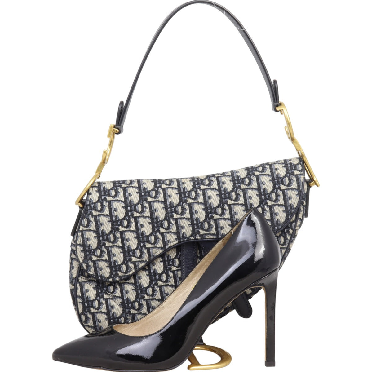 Dior Saddle Bag with Embroidered Strap