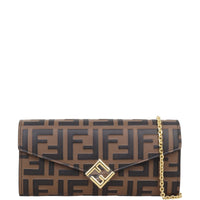 Fendi FF Diamonds Continental Wallet on Chain