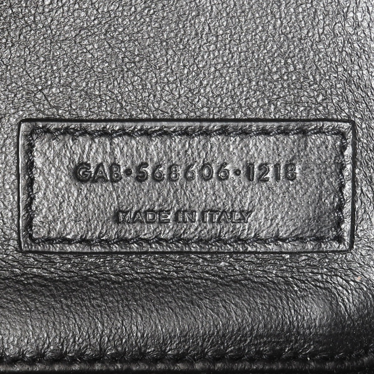 Saint Laurent All Over Bucket Bag Monogram Date Code