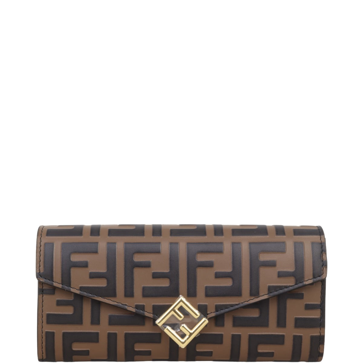 Fendi FF Diamonds Continental Wallet on Chain