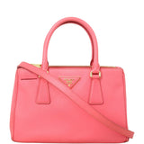 Prada Saffiano Lux Galleria Double Zip Tote Mini