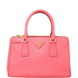 Prada Saffiano Lux Galleria Double Zip Tote Mini
