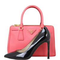 Prada Saffiano Lux Galleria Double Zip Tote Mini