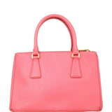 Prada Saffiano Lux Galleria Double Zip Tote Mini
