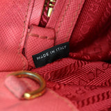 Prada Saffiano Lux Galleria Double Zip Tote Mini