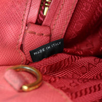 Prada Saffiano Lux Galleria Double Zip Tote Mini