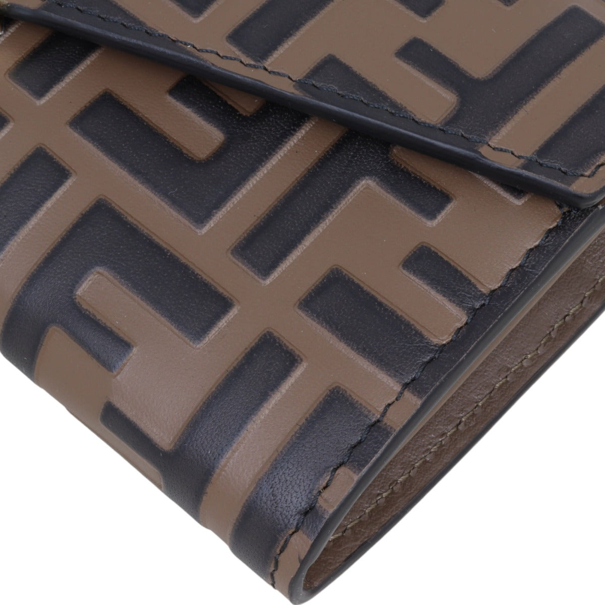 Fendi FF Diamonds Continental Wallet on Chain