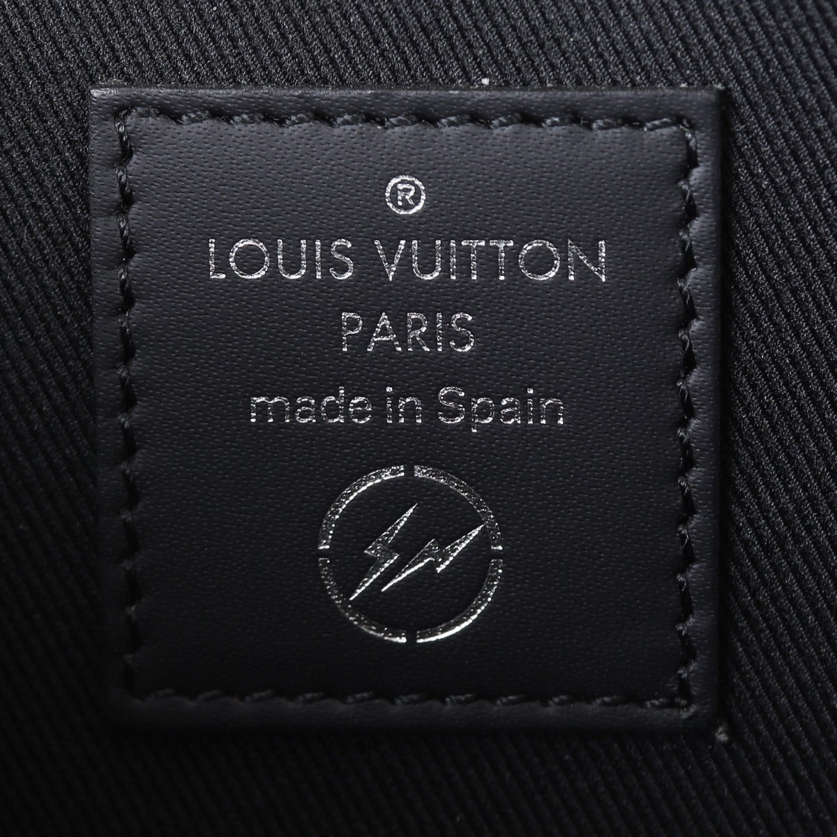 Louis Vuitton x Fragment Ipad Pouch Monogram Eclipse Interior Stamp