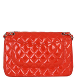 Chanel Classic Double Flap Jumbo Patent | Red