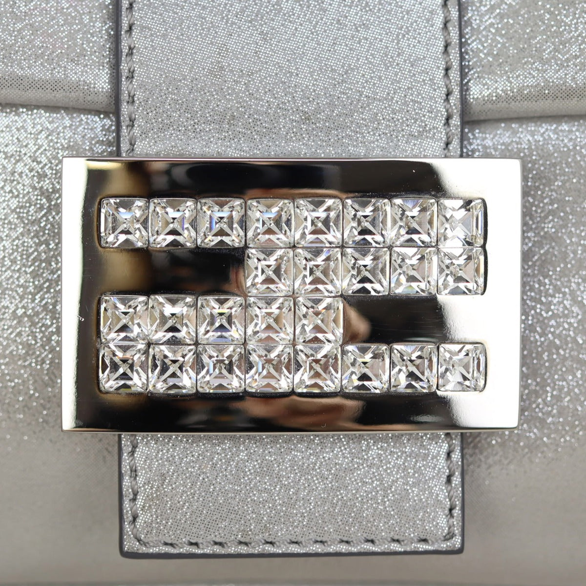 Fendi Baguette Bag Silver Hardware
