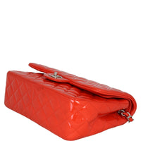 Chanel Classic Double Flap Jumbo Patent | Red