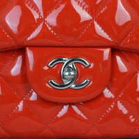 Chanel Classic Double Flap Jumbo Patent | Red