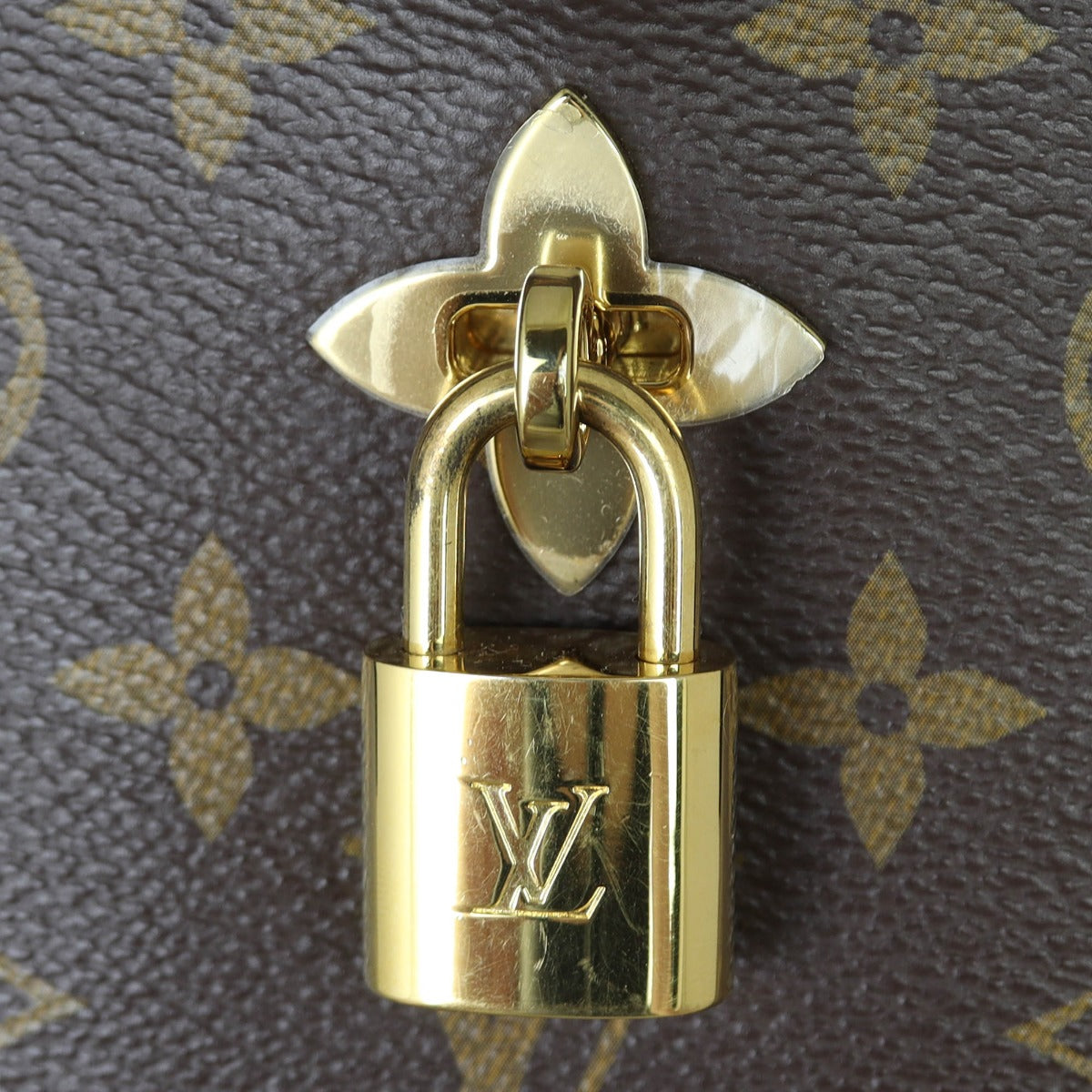Louis Vuitton Flower Zipped Tote MM Monogram Hardware