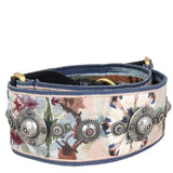 Dior Saddle Bag with Embroidered Shoulder Strap 