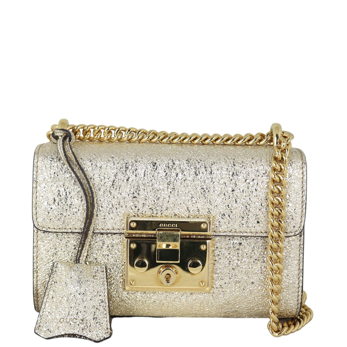 Gucci Padlock Metallic Small Shoulder Bag