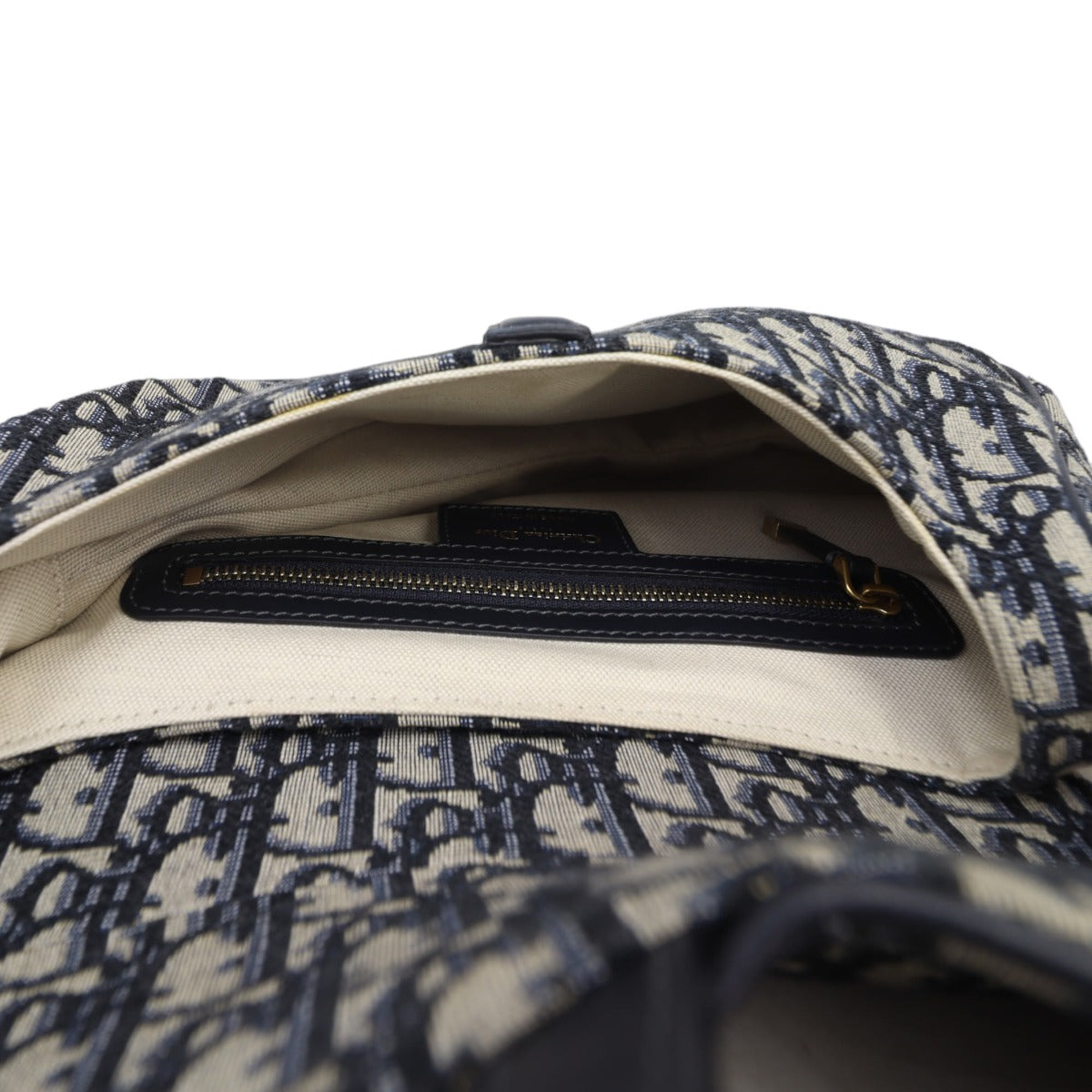 Dior Saddle Bag with Embroidered Strap