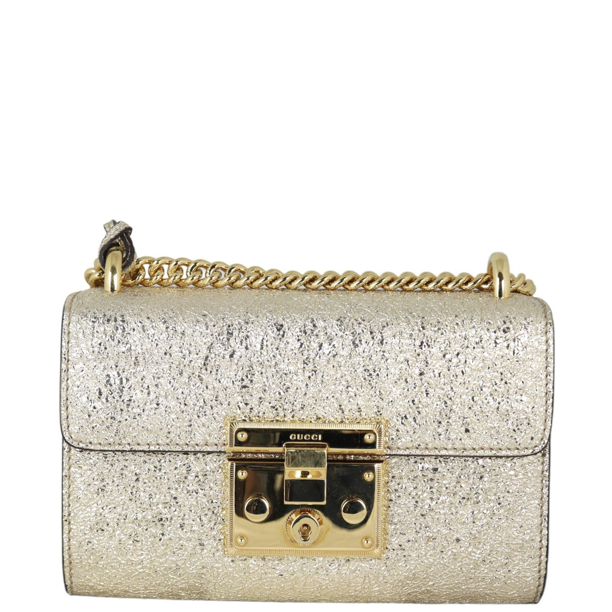 Gucci Padlock Metallic Small Shoulder Bag