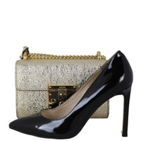 Gucci Padlock Metallic Small Shoulder Bag