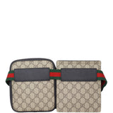 Gucci GG Supreme Double Web Belt Bag