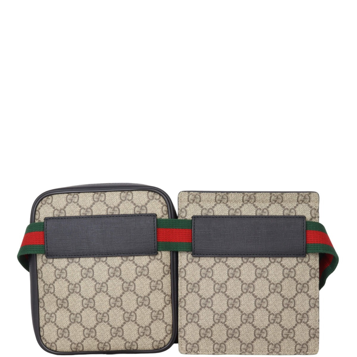 Gucci GG Supreme Double Web Belt Bag