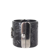 Chanel CC Resin Hinged Cuff | Black
