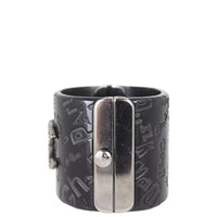 Chanel CC Resin Hinged Cuff | Black