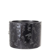 Chanel CC Resin Hinged Cuff | Black