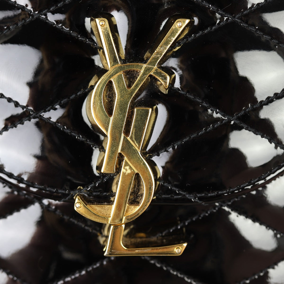 Saint Laurent June Box Bag Patent Hardware